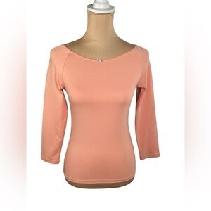 Free People Peach Blouse NWT Small